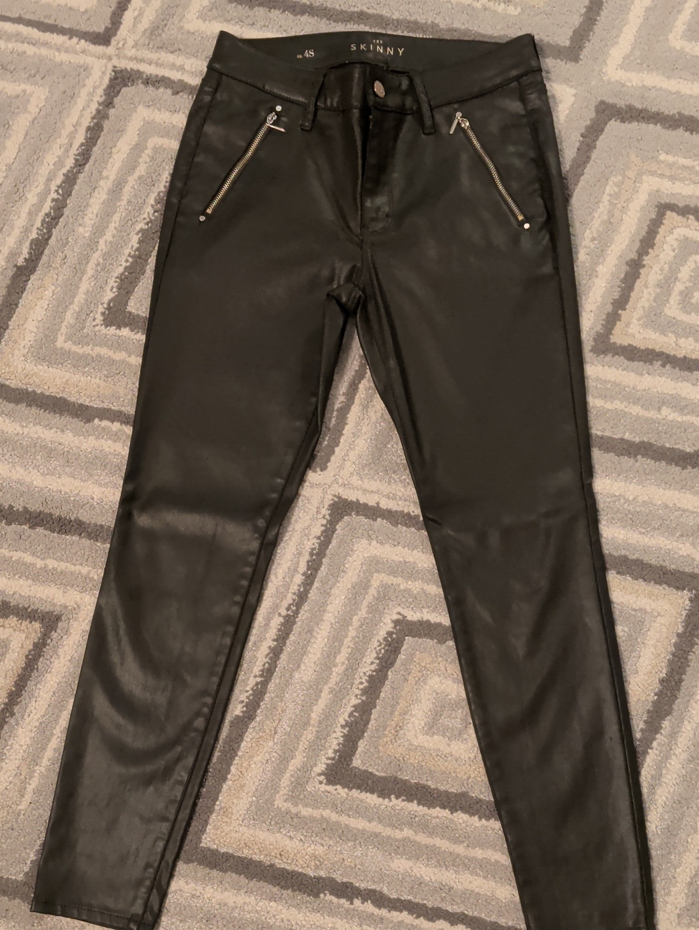 WHBM Skinny Coated Jeans